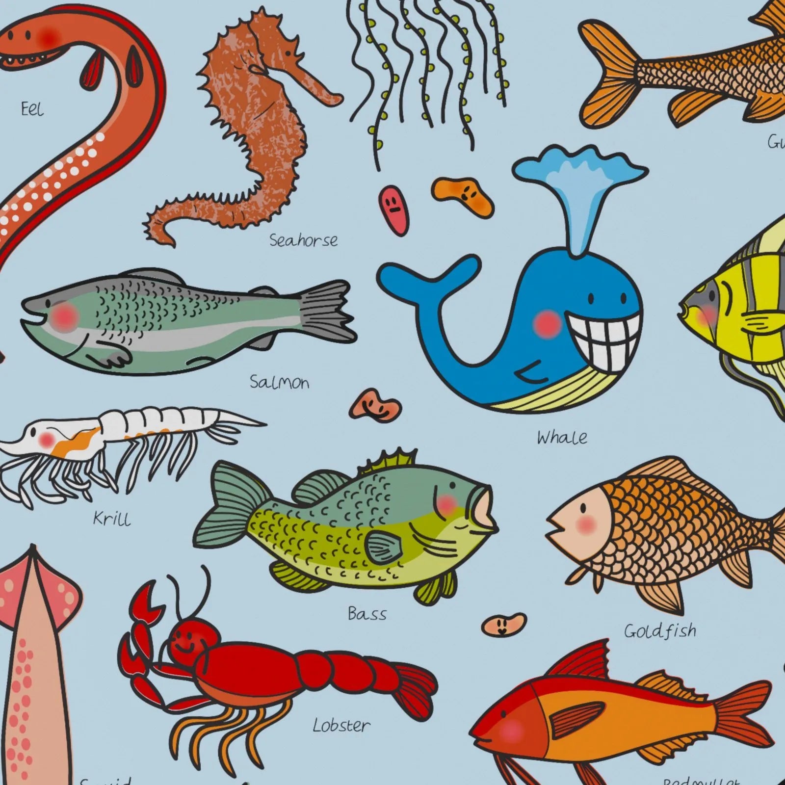 Fish wrapping paper deals