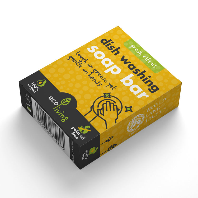 Eco Living washing up soap bar in box
