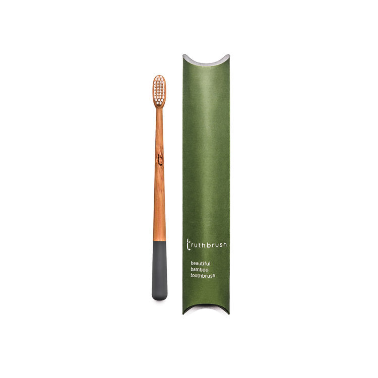 Truthbrush Eco Friendly Bamboo Toothbrush (Adult) - Storm Grey (5764197613726)