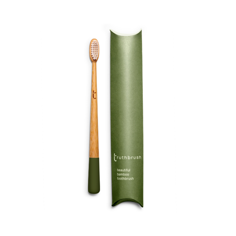 Truthbrush Eco Friendly Bamboo Toothbrush (Adult) - Moss Green (5683040354462)